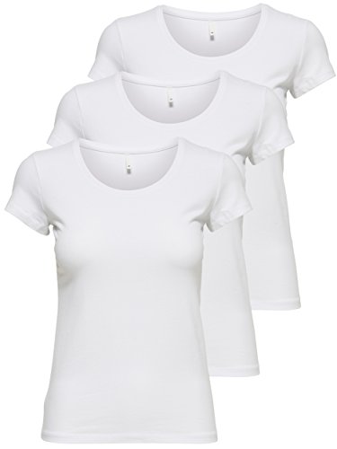 ONLY 3er Pack Damen T-Shirt