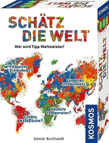 KOSMOS Geografie Spiel: Schätz die Welt