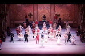 Ballettaufführung Nussknacker im Opernhaus von Santiago de Chile