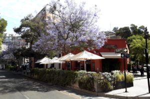 Das Kulturzentrum befindet sich im Stadtteil Lastarria von Santiago