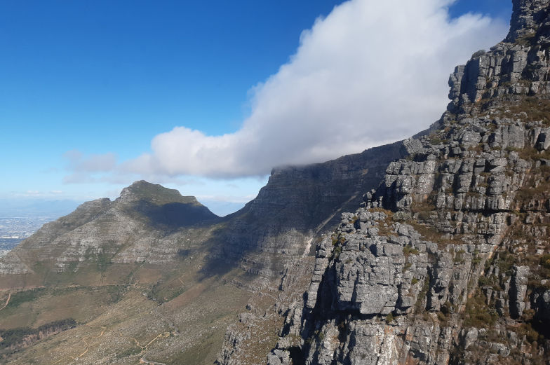 Kapstadt Tipps Wolkendecke am Tafelberg