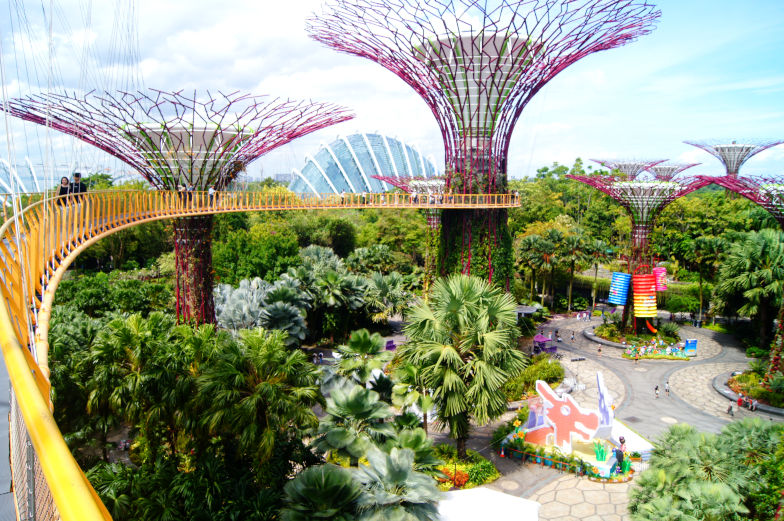 Skyway Gardens by the Bay schönste Aussicht